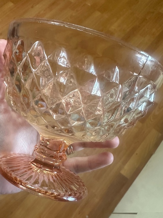 Other - Bridgerton pink glass cup